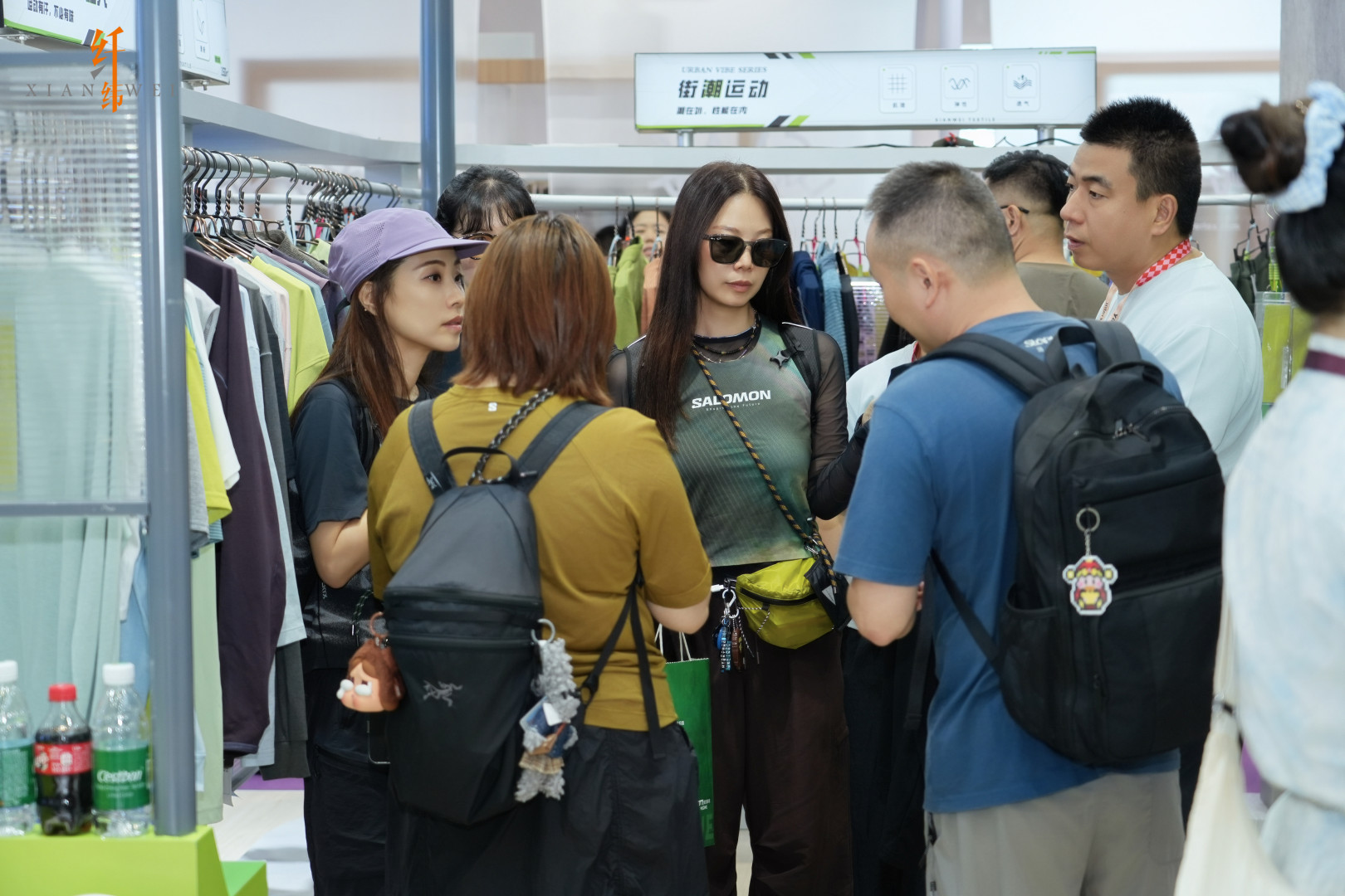 Client Exchange at Mibein Exhibition Booth