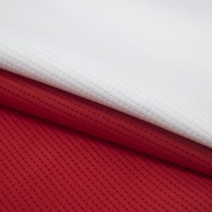 C25377 brushed polyester spandex jacquard knit fabric, view 1