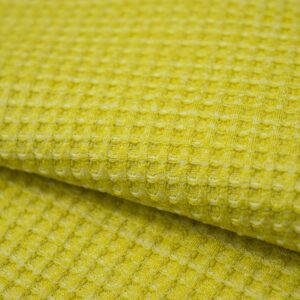T35917 cotton-feel waffle knit fabric, view 1