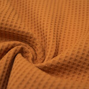 T35917H heavyweight cotton-feel waffle knit fabric, view 1