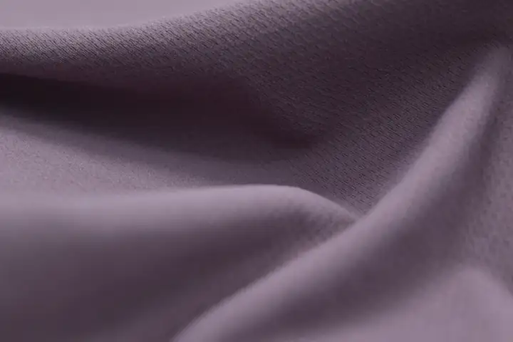 XWT1532 85 g/m² spandex-free lightweight stretch jacquard in heather purple
