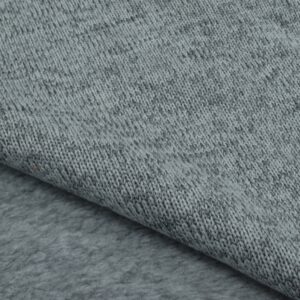 XWY1606 cationic two-tone chunky knit fleece fabric, view 1